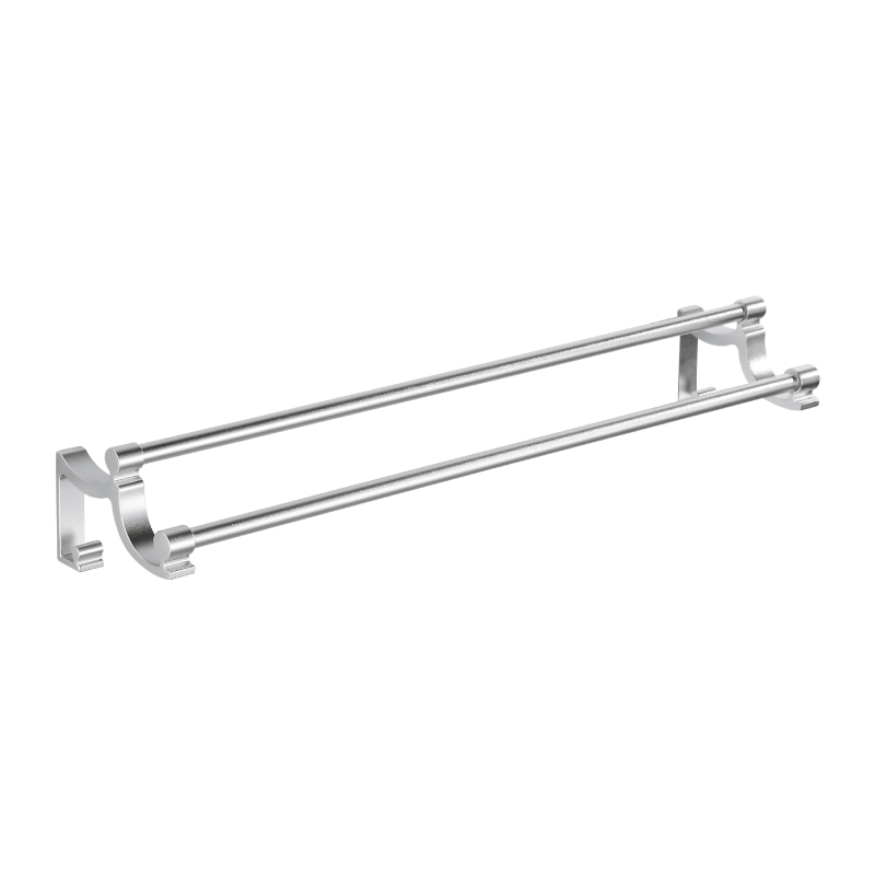 Contemporary Brushed Aluminum Towel Bar