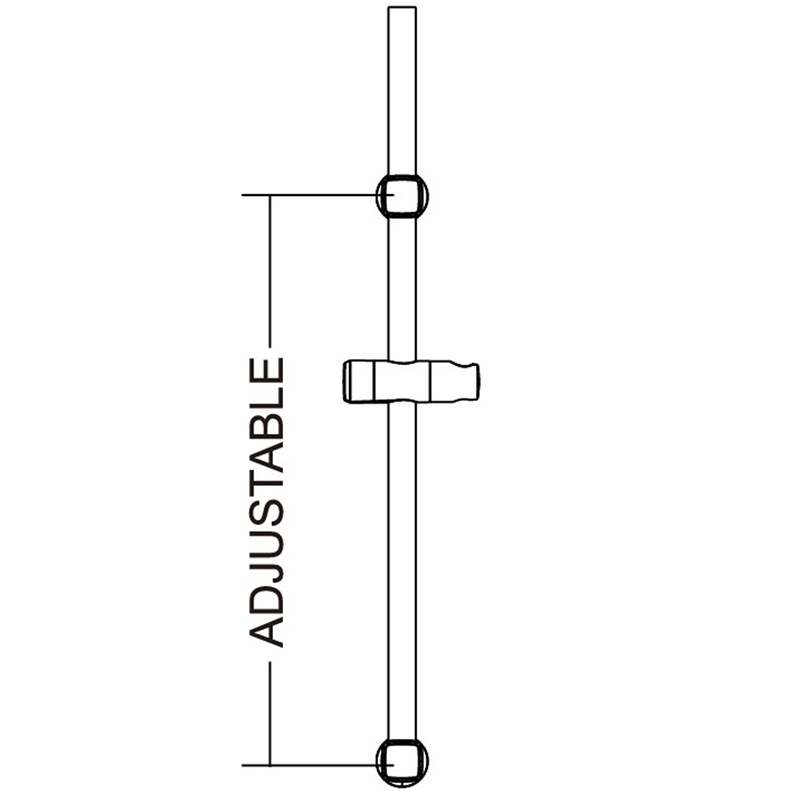 Slide Bar Shower Head Holder